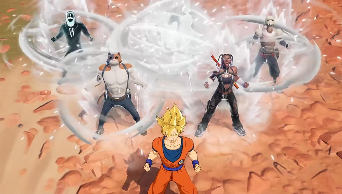 Fortnite x Dragon Ball Features Son Goku, Vegeta, and More