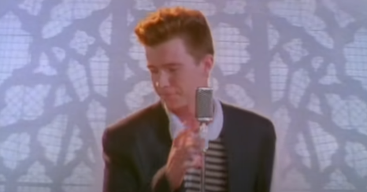 Rick Astley is on a (Rick) roll