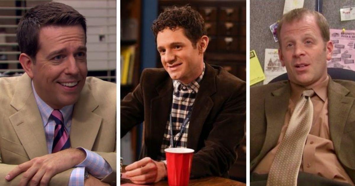 Andy Bernard, Jacob Hill, and Toby Flenderson.