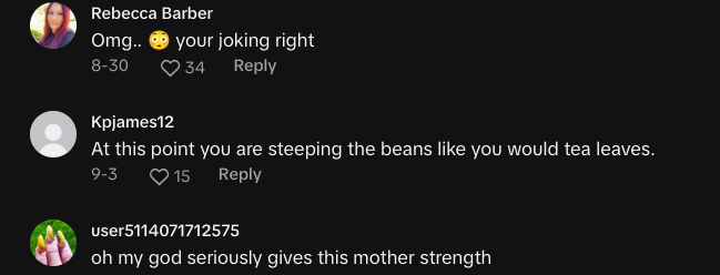 woman cant boil water beans