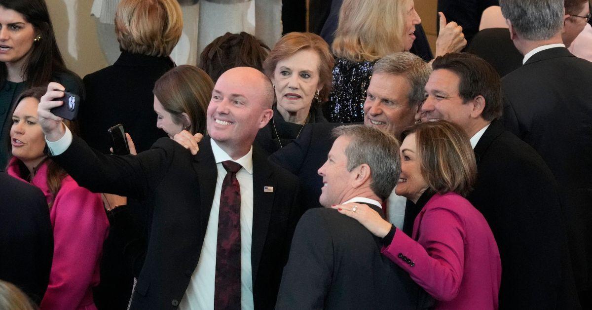 Spencer Cox at President Trump Inauguration