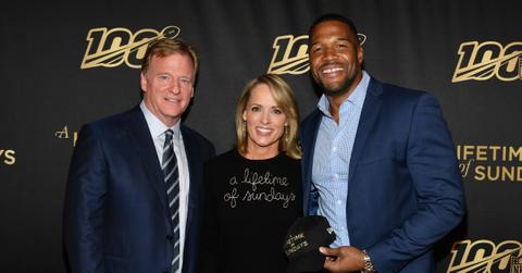 Roger Goodell, Jane Skinner, Michael Strahan