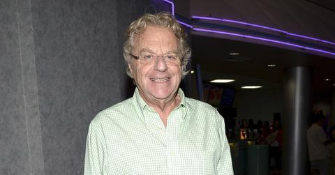 Jerry Springer in 2015 attending a film premiere.