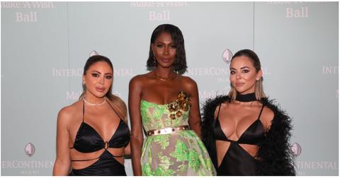 (l-r): Larsa Pippen, Kiki Barth, and Dr. Nicole Martin