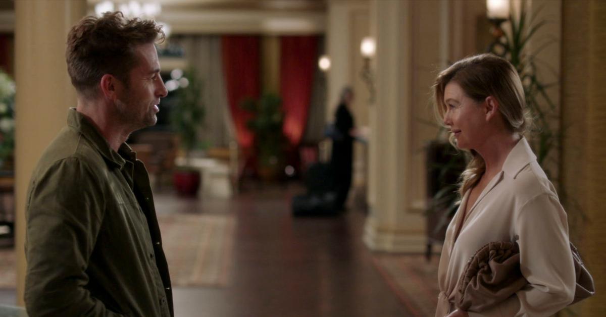 Ellen Pompeo and Scott Speedman as Meredith Gray and Nick Marsh