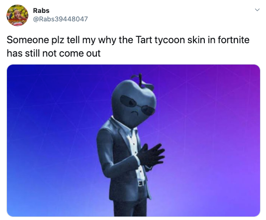 Why Did I Not Get The Tart Tycoon Outfit In Fortnite Don T Worry - roblox those who remain skins