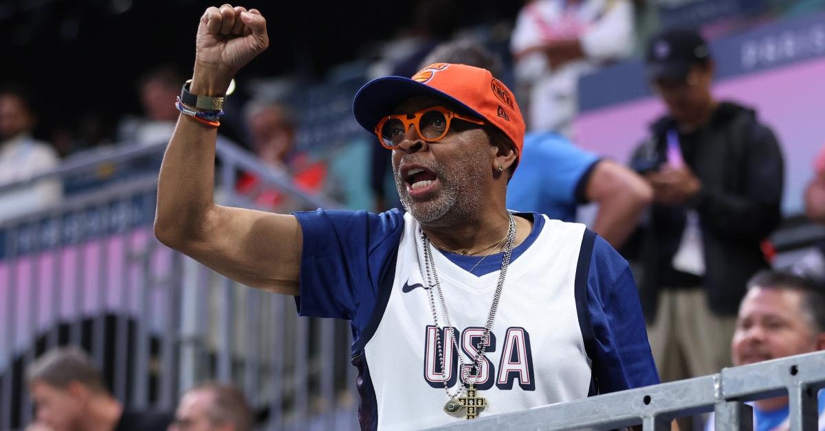 celebrities at  olympics spike lee