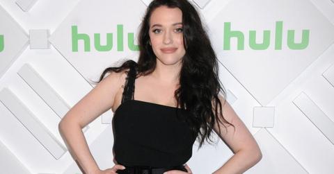 Kat Dennings at 2019 Hulu Upfront Brunch Red Carpet in NYC