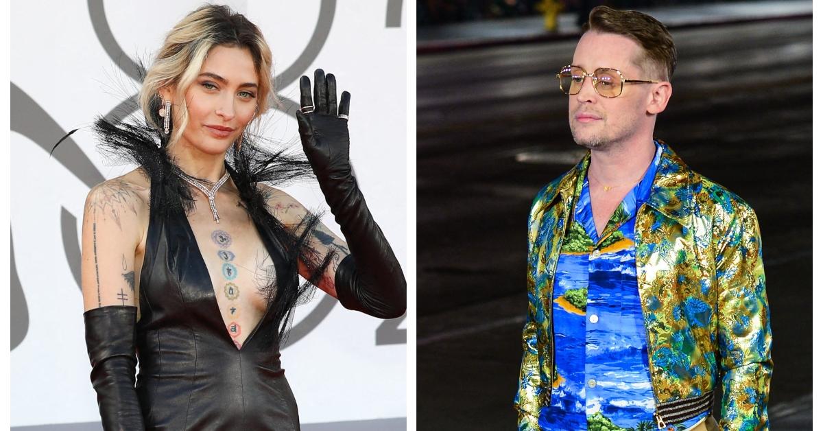 (L-R): Paris Jackson; Macaulay Culkin