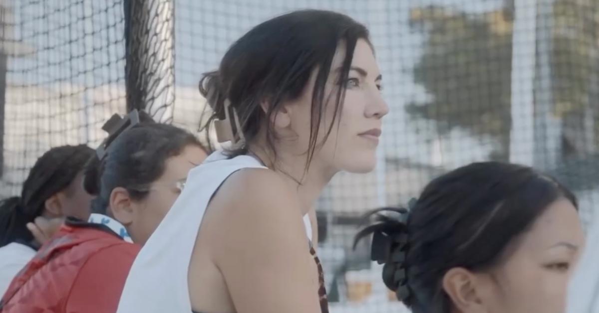 Hope Solo in 2023 Homeless World Cup video