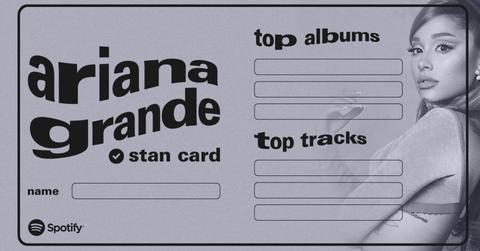 Spotify Stan Card