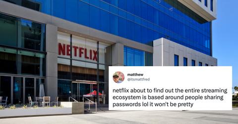 Netflix headquarters and a tweet about upcoming changes