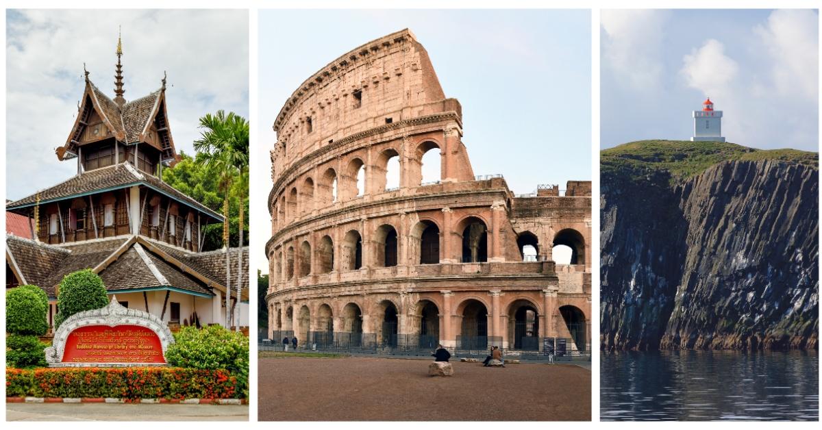 (L-R): Thailand; Italy; Iceland