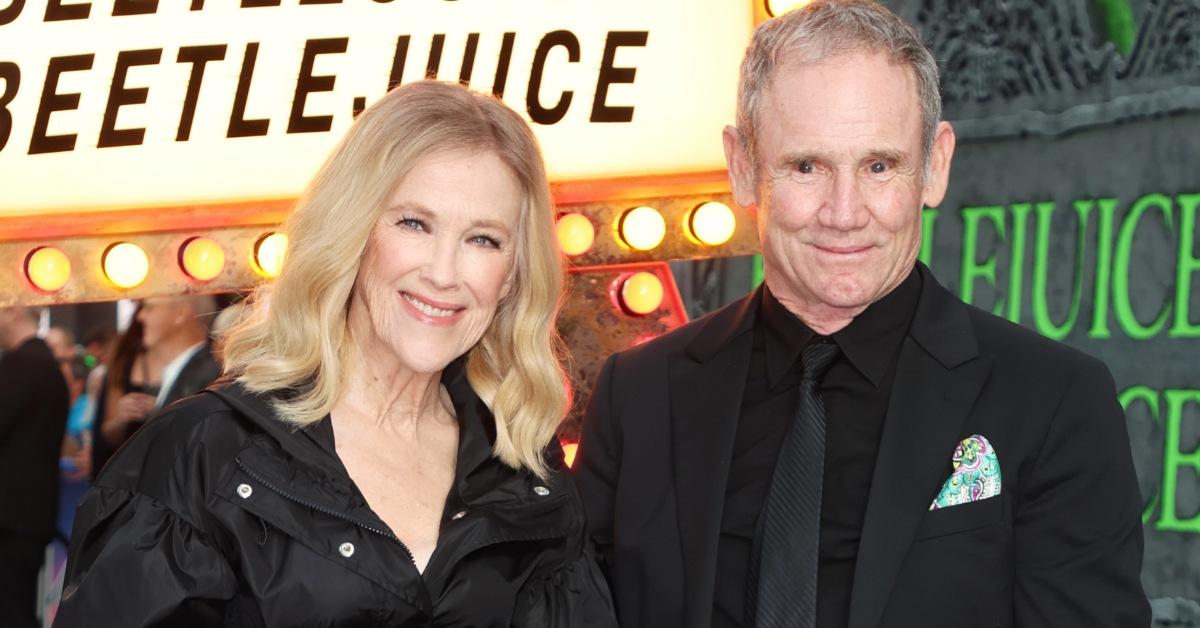  Catherine O'Hara and Bo Welch attend the UK Premiere of "Beetlejuice Beetlejuice"