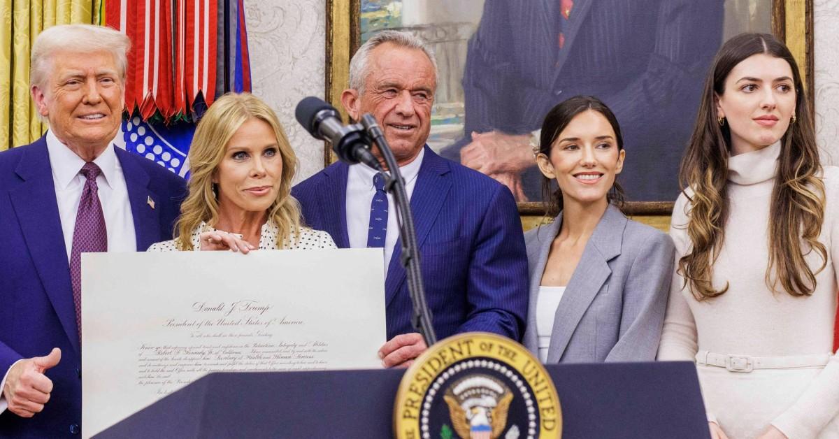 Donald Trump and several members of his administration