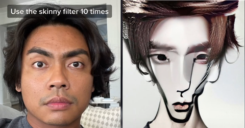 Skinny filter TikTok