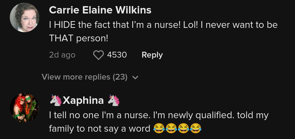 nurse patients are the worst