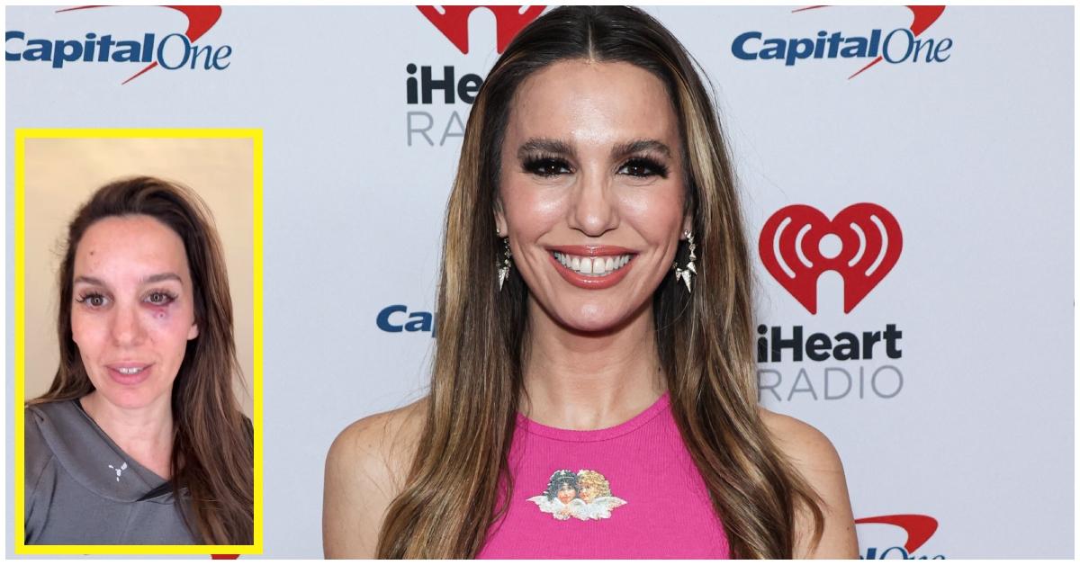 (l-r): Christy Carlson Romano on Instagram and on the red carpet