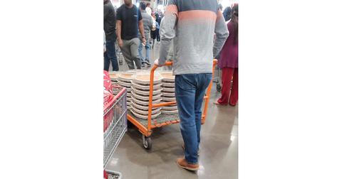 costco customer pumpkin pies