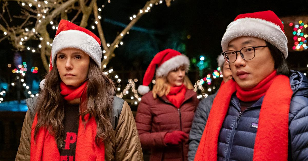 Nina Dobrev and Jimmy O. Yang in 'Love Hard'