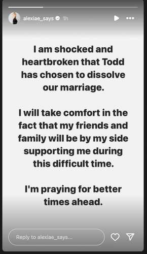 Alexia Nepola's Instagram Story