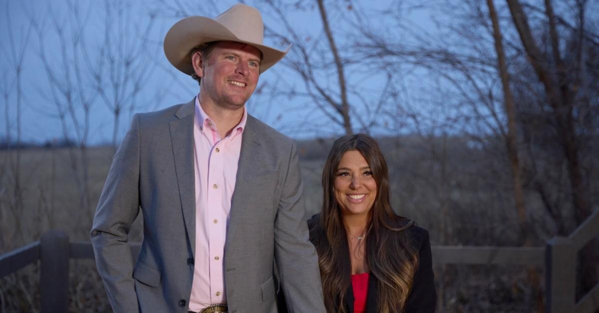 Landon and Ashley L. in the 'Farmer Wants a Wife' finale.