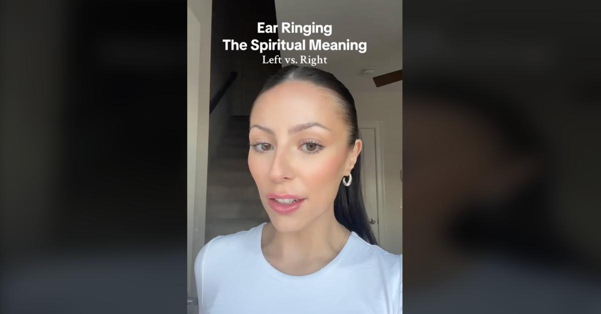 TikToker explains what ringing in the ears actually means.