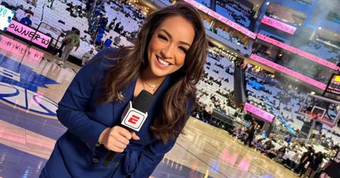 Cassidy Hubbarth at an NBA game