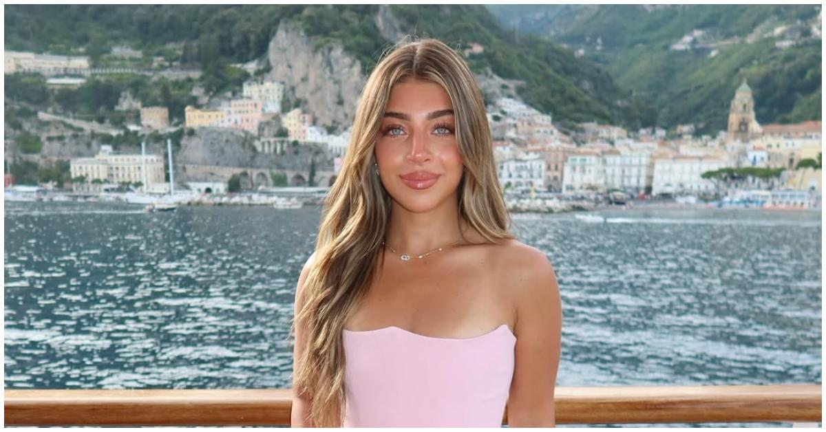 Gia Giudice posing at a wedding in 2025.