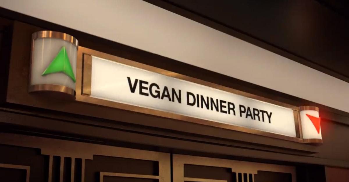 vegan dinner party