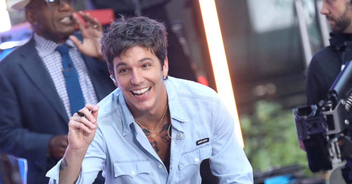 The singer Role Model performing.