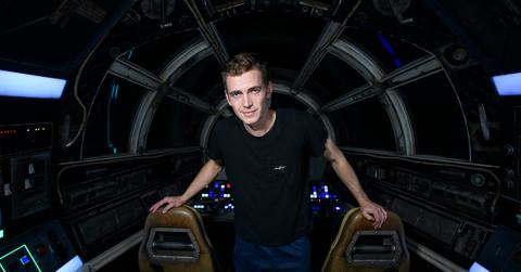 Hayden Christensen at Disney Park's Star Wars: Galaxy’s Edge