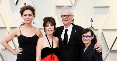 Zooey Deschanel with her parents and sister at the 91st Annual Academy Awards on Feb. 24, 2019