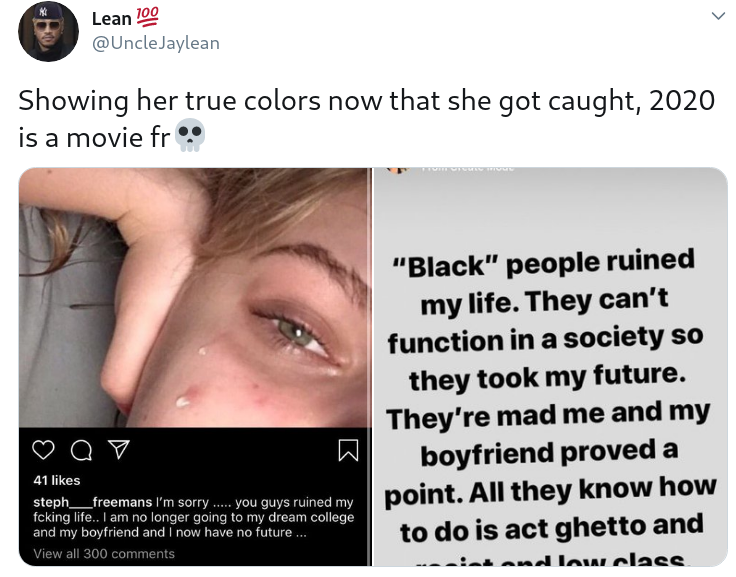 Stephanie freeman racist