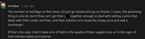 restaurant charge bad parenting