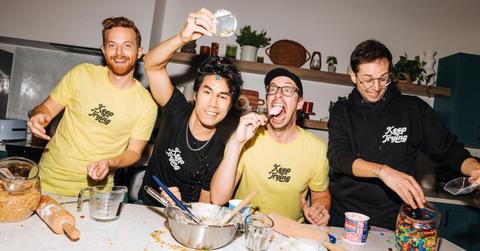 (l-r): Ned Fulmer, Eugene Lee Yang, Keith Habersberger, and Zach Kornfeld