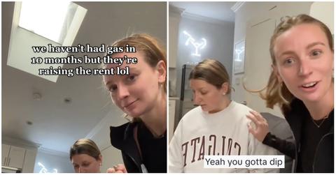 (l-r): roommates discussing their rent raising