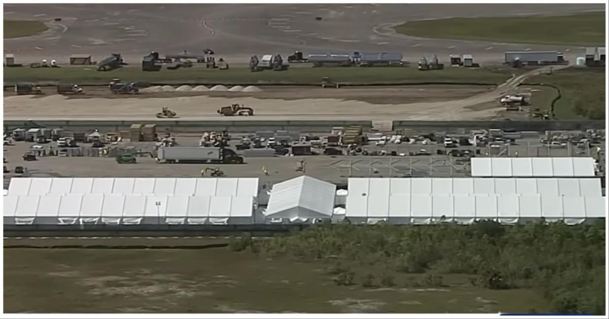 The ICE detention facility Alligator Alcatraz in Ochopee, Fla.