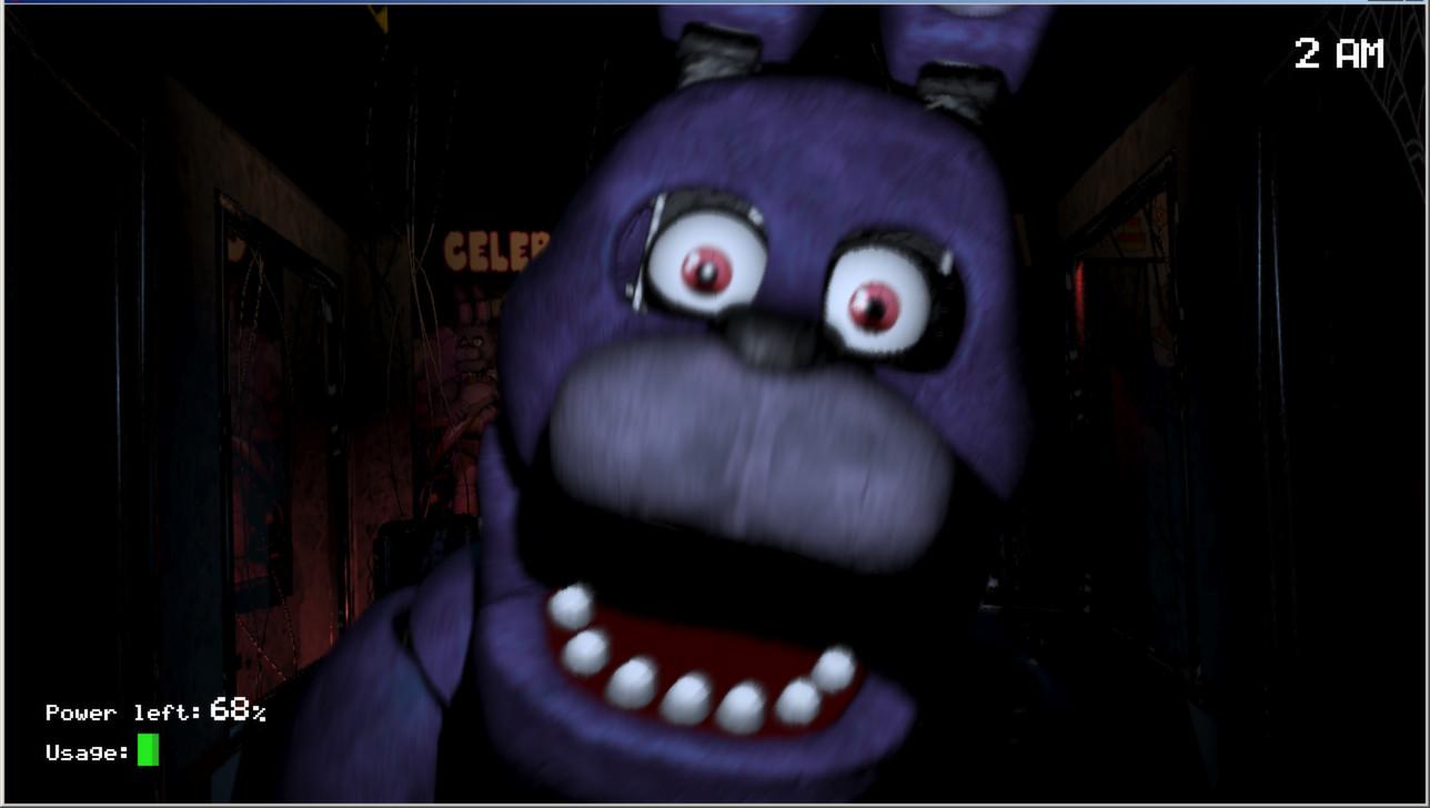 First footage of the kitchen camera in Five nights at freddys 