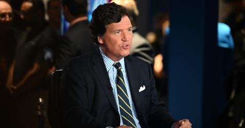 Tucker Carlson photographed candidly