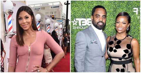 (l-r): Tamar Braxton, Todd Tucker, and Kandi Burruss