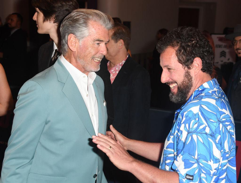 Pierce Brosnan and Adam Sandler