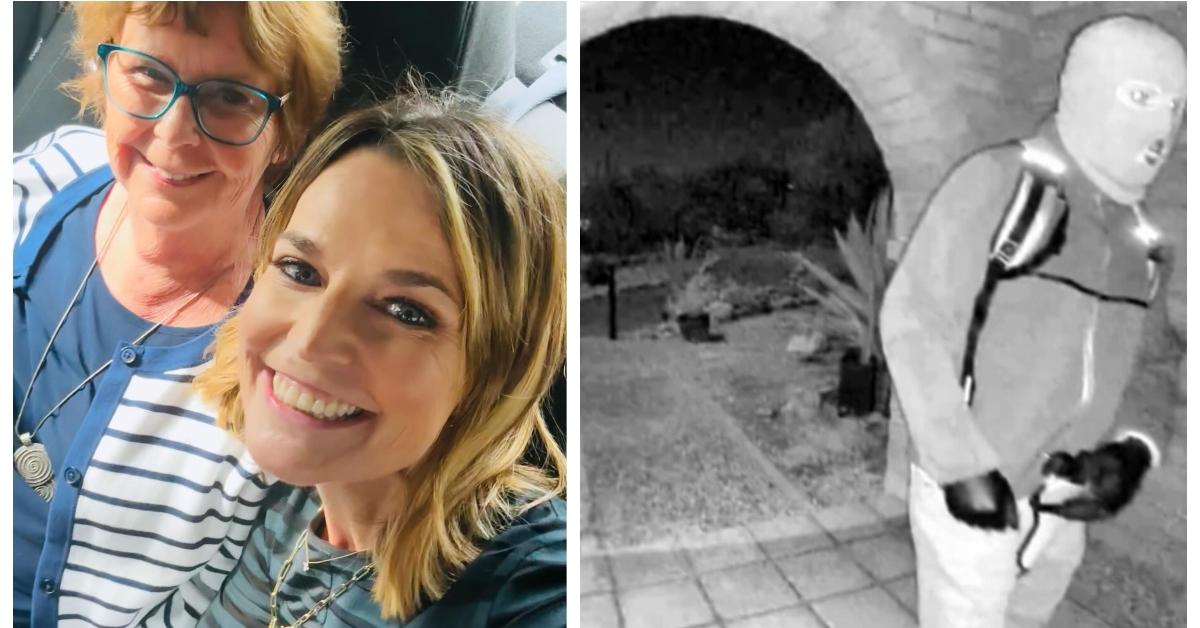 (L-R): Nancy Guthrie and Savannah Guthrie; suspect in abduction of Nancy Guthrie