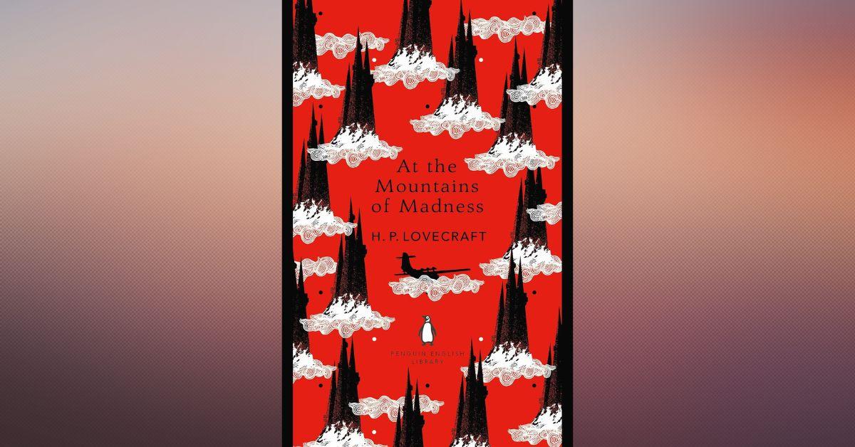 La couverture du livre d'horreur cosmique 'At the Mountains of Madness', de HP Lovecraft