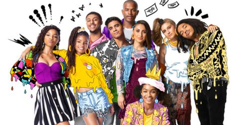 The cast of the show 'Grown-ish'