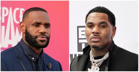 (l-r): LeBron James and Kevin Gates