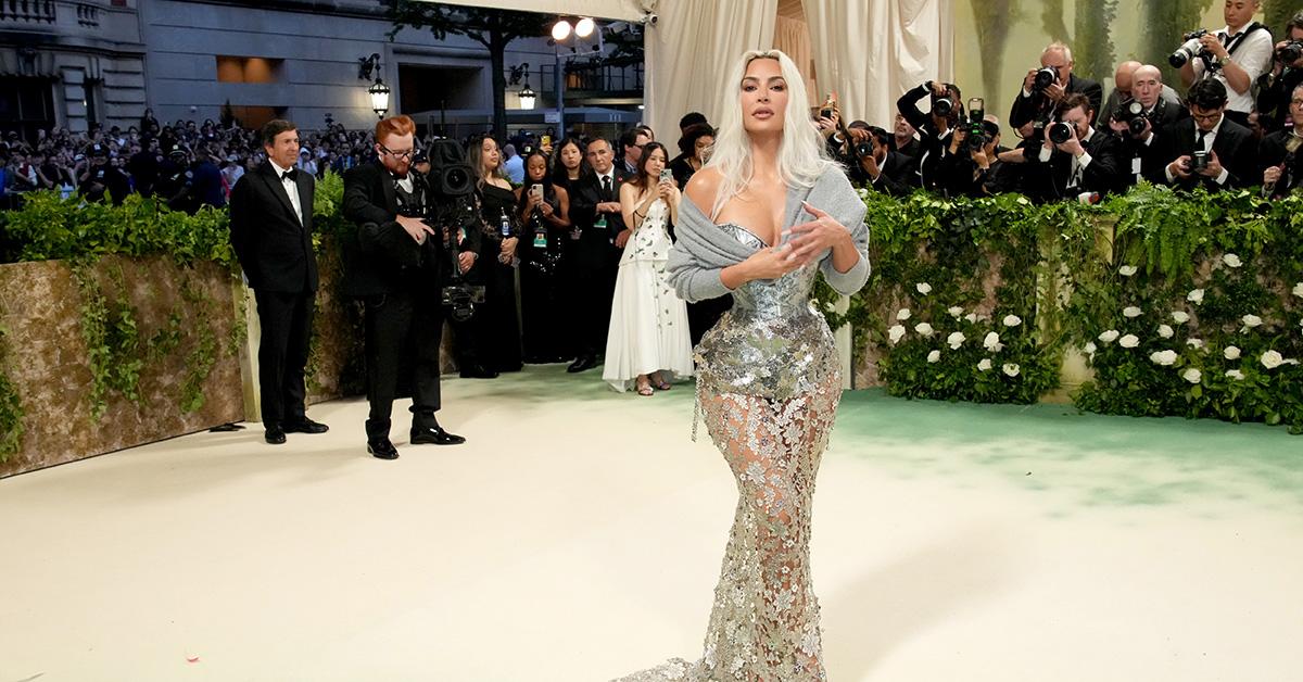 Kim Kardashian at the 2024 Met Gala. 