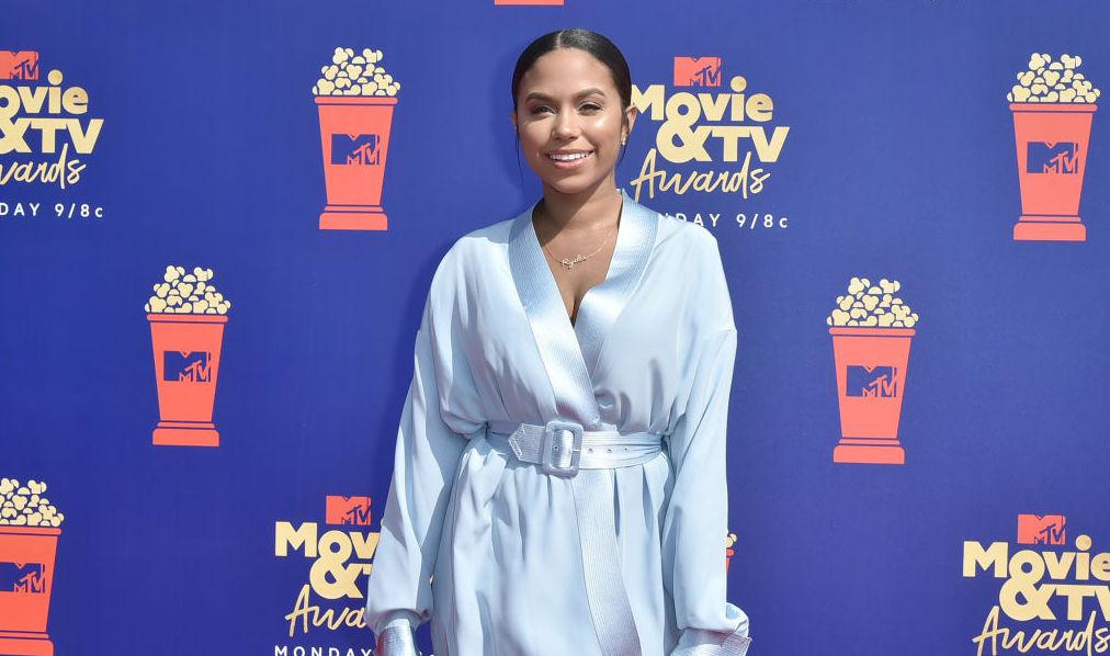 Cheyenne Floyd attends the MTV Movie & TV Awards at Barker Hangar in Santa Monica, California. 