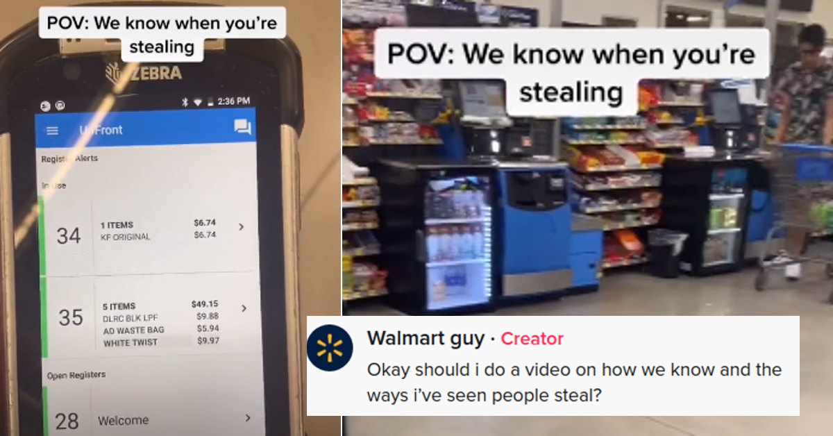Walmart는 품목이 도난당한 지 알고 있습니까?