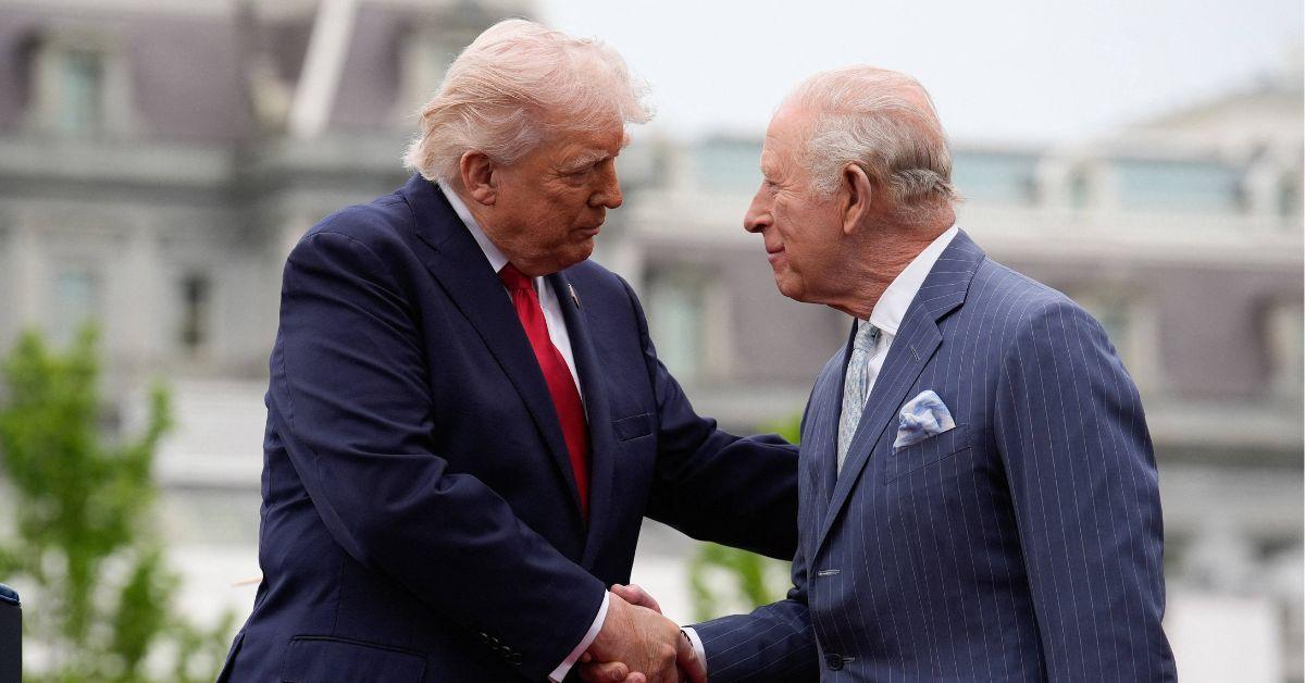 President Donald Trump and King Charles III